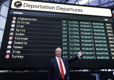 Farage quiere deportar a 600.000 inmigrantes ilegales del Reino Unido: los talibanes están «listos» para recibirlos