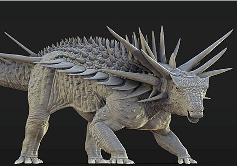 Un dinosaurio blindado para buscar pareja