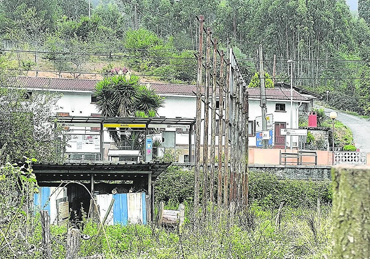 Imagen de la zona de Güeñes en la que un individuo abusó sexualmente de un poni.