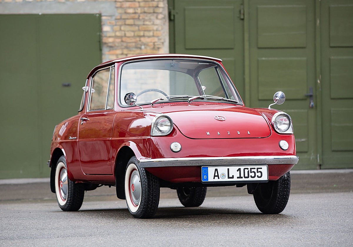 El pequeño y original R-360, el primer turismo Mazda, nacido en el año 1960.