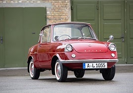 El pequeño y original R-360, el primer turismo Mazda, nacido en el año 1960.