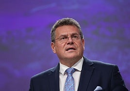 El Comisario de Comercio de la UE, Maros Sefcovic