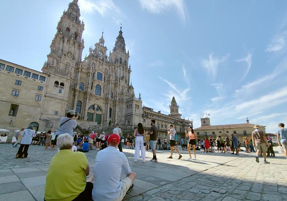 La Plaza del Obradoiro, Santiago de Compostela