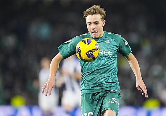 Jesús Rodríguez, en un partido de la pasada campaña con el Betis.