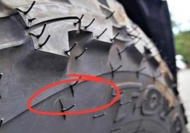 ¿Qué función tienen los 'pelos' de los neumáticos del coche?