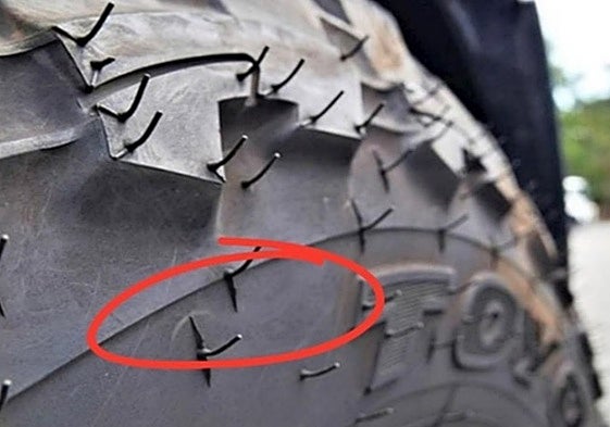 ¿Qué función tienen los 'pelos' de los neumáticos del coche?