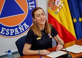 La directora de Protección Civil, Virginia Barcones.