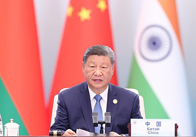 Xi durante su intervención.