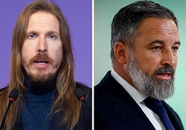 Pablo Fernández y Santiago Abascal.