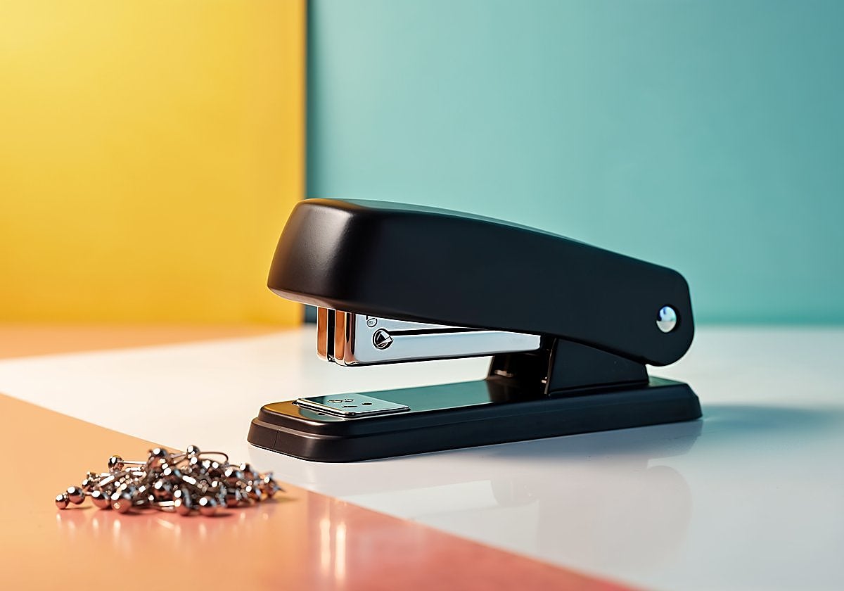 Rapesco 1602 Germ-Savvy: Grapadora antibacteriana robusta para oficina y hogar