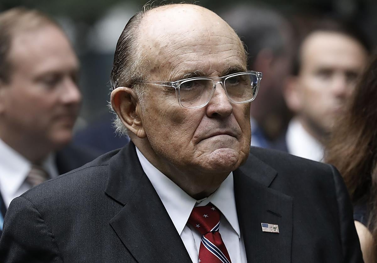 El exalcalde de Nueva York Rudy Giuliani.