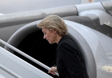 Una injerencia rusa dispara la tensión con la UE al obligar a aterrizar sin GPS al avión de Von der Leyen