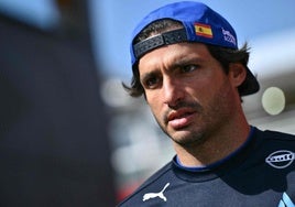 Carlos Sainz, como extraño en Monza pilotando un Williams tras salir de Ferrari.