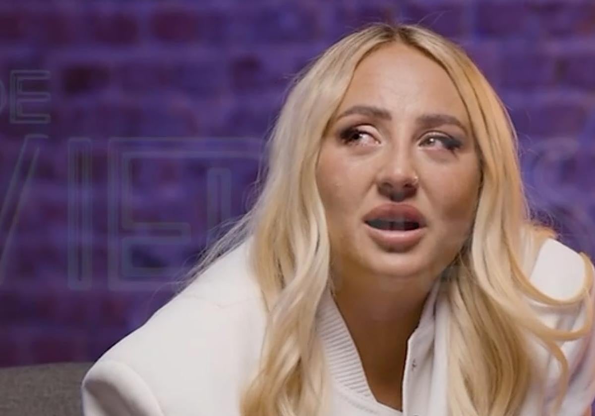 Rocío Flores, durante la entrevista en '¡De viernes!'.