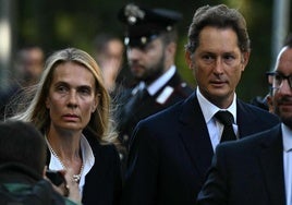 John Elkann y su mujer Lavinia Borromeo