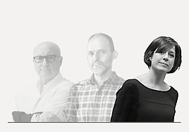 María Pombo junto a Pablo Castellano