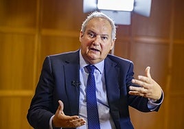 El ministro de Industria y Turismo, en un momento de la entrevista.