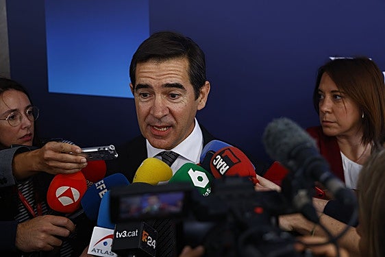 El presidente de BBVA, Carlos Torres