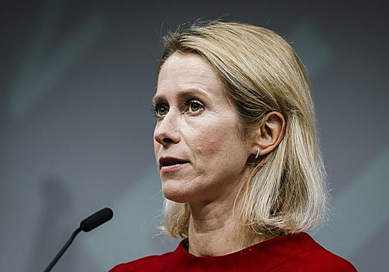 La jefa de la diplomacia europea, Kaja Kallas.