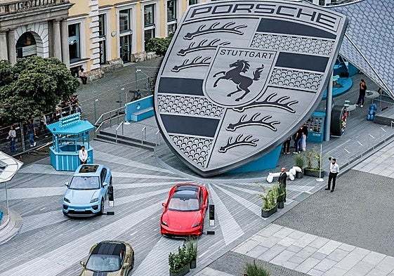 Instalación de Porsche en el Salón de Múnich