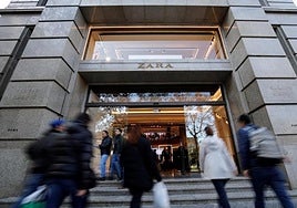 Una tienda de Zara, buque insignia del grupo Inditex.