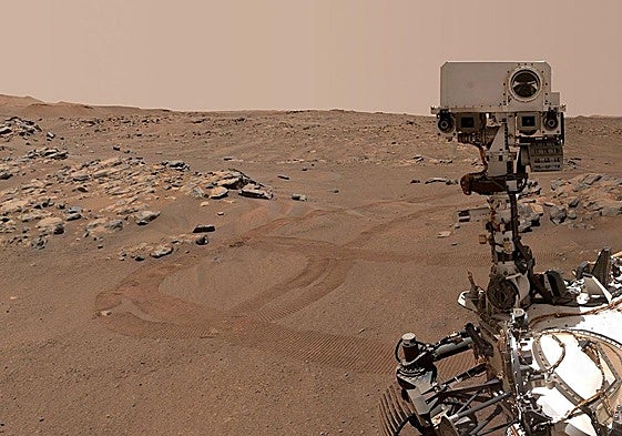 Una imagen del Perseverance en Marte.