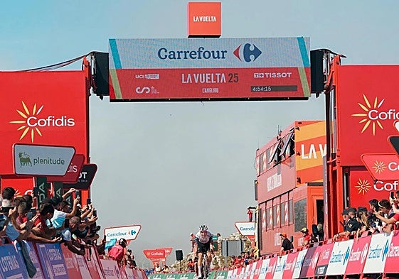 Otro final de etapa en el alambre para La Vuelta: vientos de 50 km/h en el Morredero