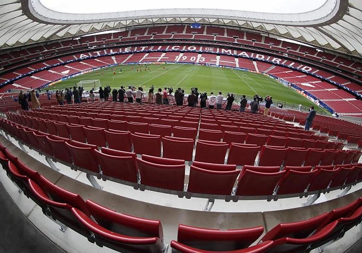 Vista general del estadio Metropolitano.
