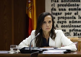 La presidenta de Redeia, Beatriz Corredor, comparece en la comisión de investigación del apagón en el Senado.