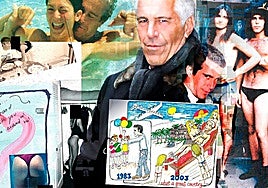Así es el sórdido álbum de cumpleaños de Epstein que ha provocado el escándalo en Estados Unidos