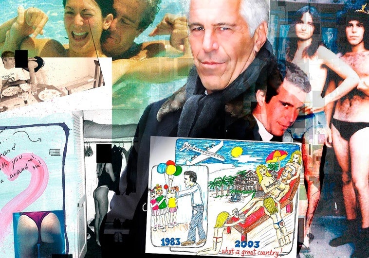 Así es el sórdido álbum de cumpleaños de Epstein que ha provocado el escándalo en Estados Unidos
