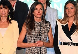 Letizia, en el acto de este jueves.