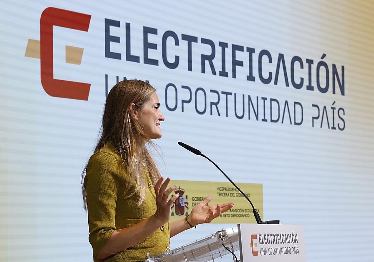 La vicepresidenta tercera y ministra para la Transición Energética, Sara Aagesen