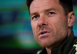 Xabi Alonso, entrenador del Real Madrid.