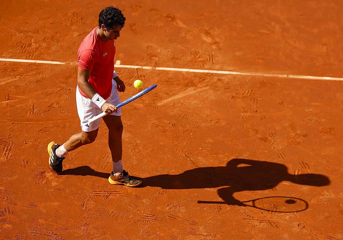 Jaume Munar ante el danés Elmer Moeller.