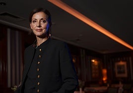 Nevenka Fernández, durante la entrevista, esta semana en Madrid.