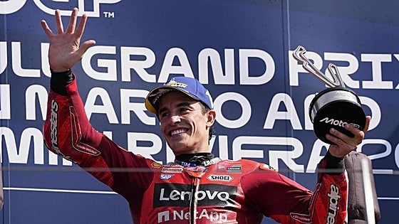 Marc Márquez se rehace en Misano con su victoria más trabajada