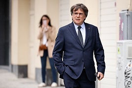 El 'expresident' Carles Puigdemont, hace dos semana en Bruselas.