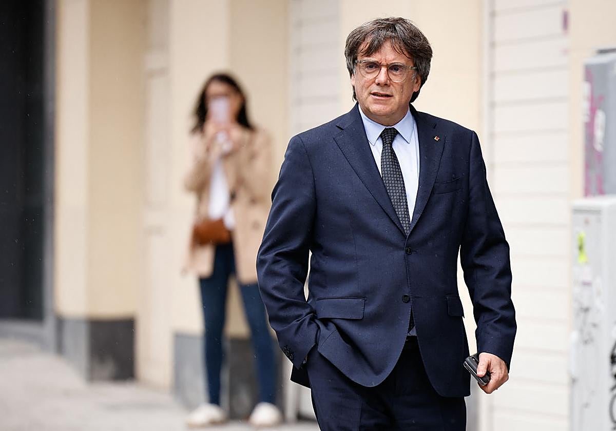 El 'expresident' Carles Puigdemont, hace dos semana en Bruselas.