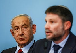 Benjamin Netanyahu, atento a las declaraciones de Bezalel Smotrich.
