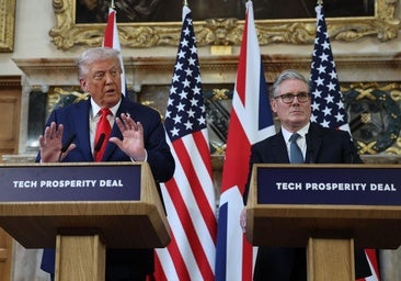 Trump admite diferencias con Starmer sobre Israel y exige la liberación inmediata de los rehenes