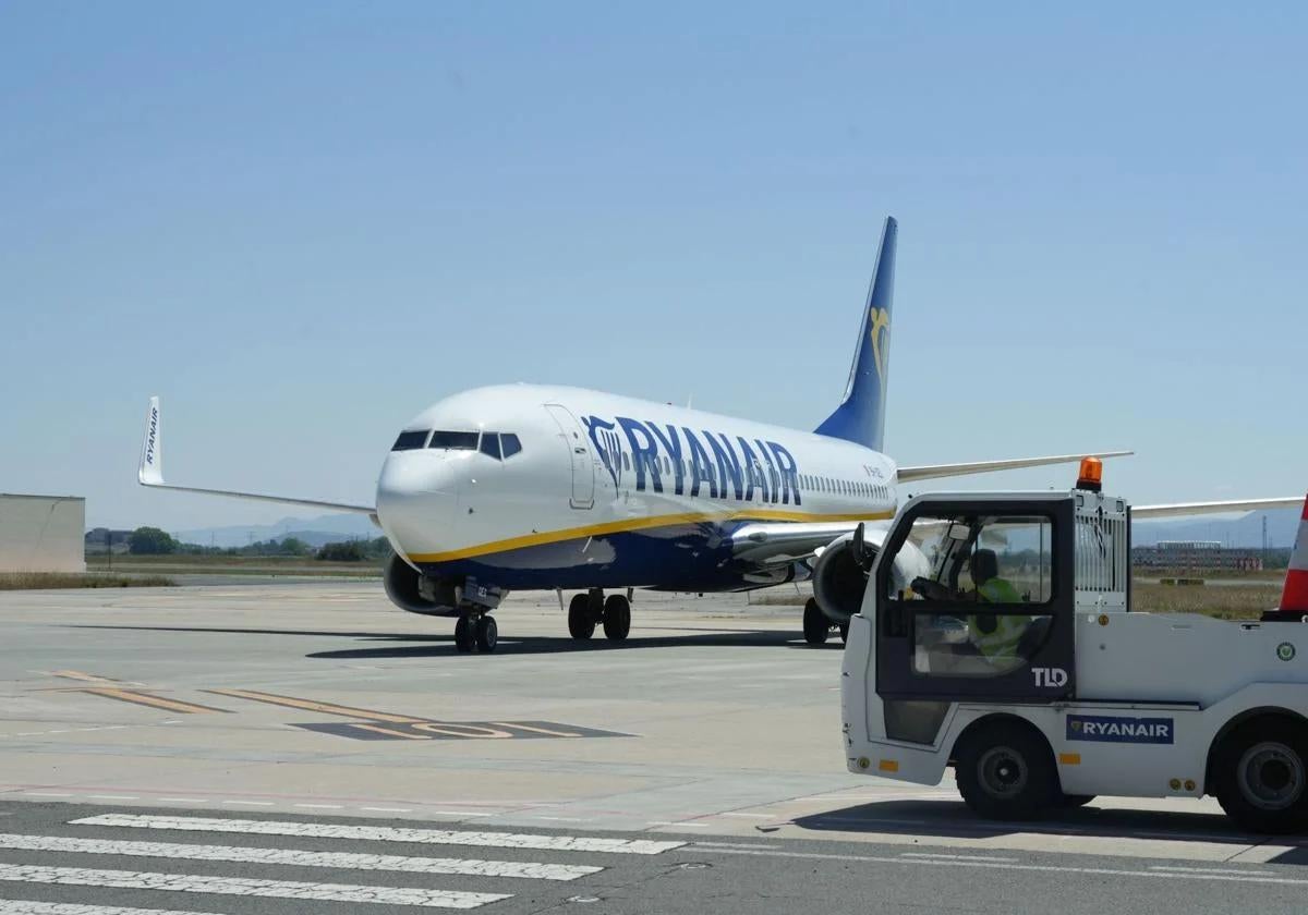 Avión de Ryanair.