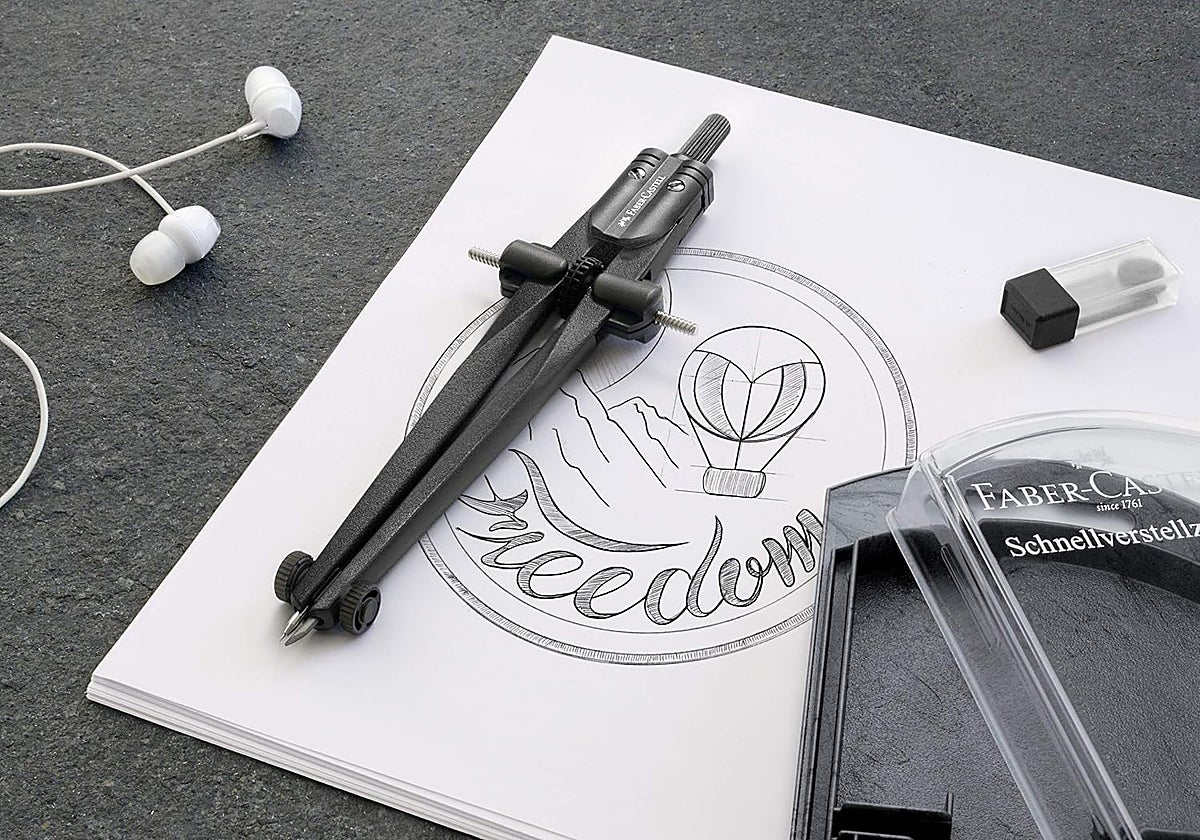 Si te gusta el dibujo técnico necesitas este compás Faber-Castell