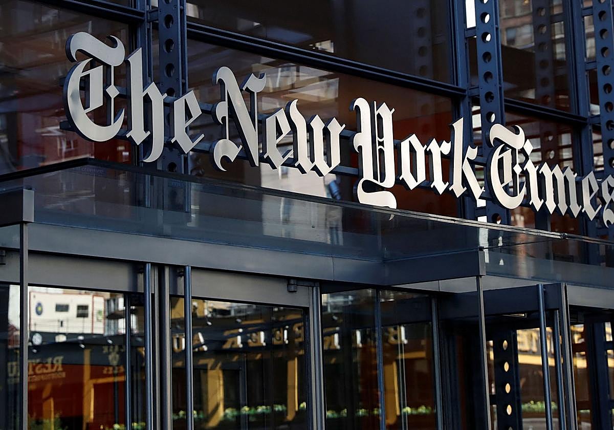 Sede del diario 'The New York Times' en Manhattan.