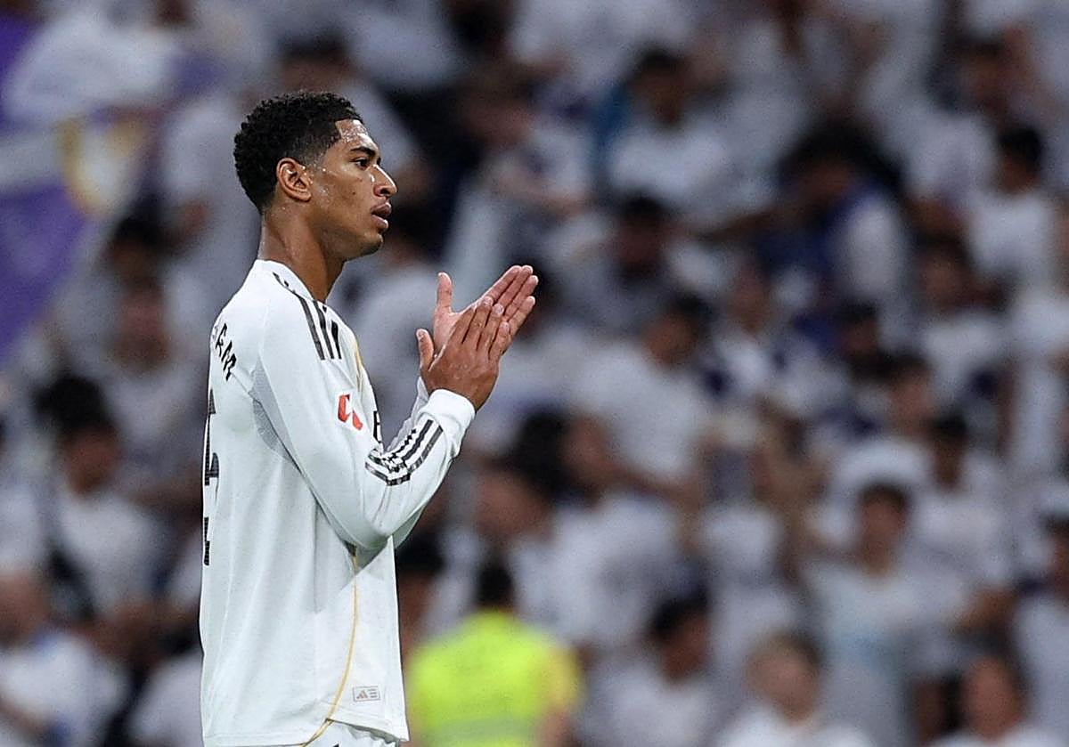Jude Bellingham, durante el partido entre Real Madrid y Espanyol.