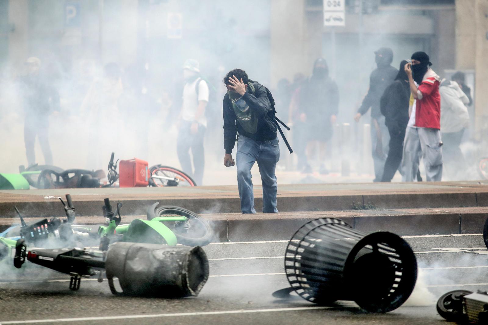 Miles de italianos toman las calles de varias ciudades en solidaridad con Gaza