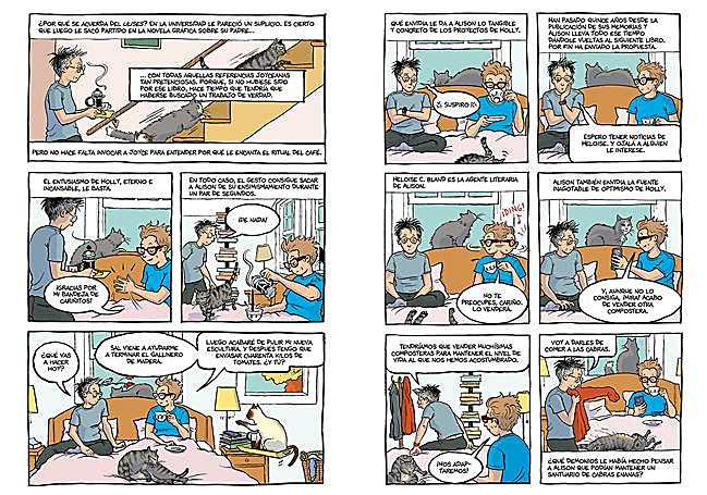 Una página de 'Consumida' de Alison Bechdel