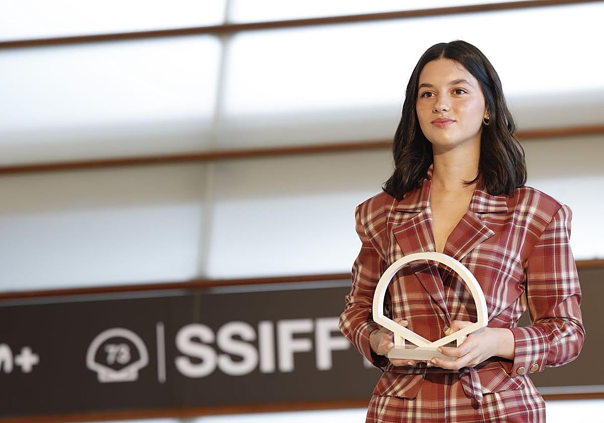 Blanca Soroa en el Festival de San Sebastián.