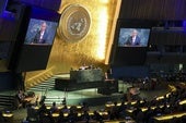El secretario general de la ONU, António Guterres, interviene en Nueva York.
