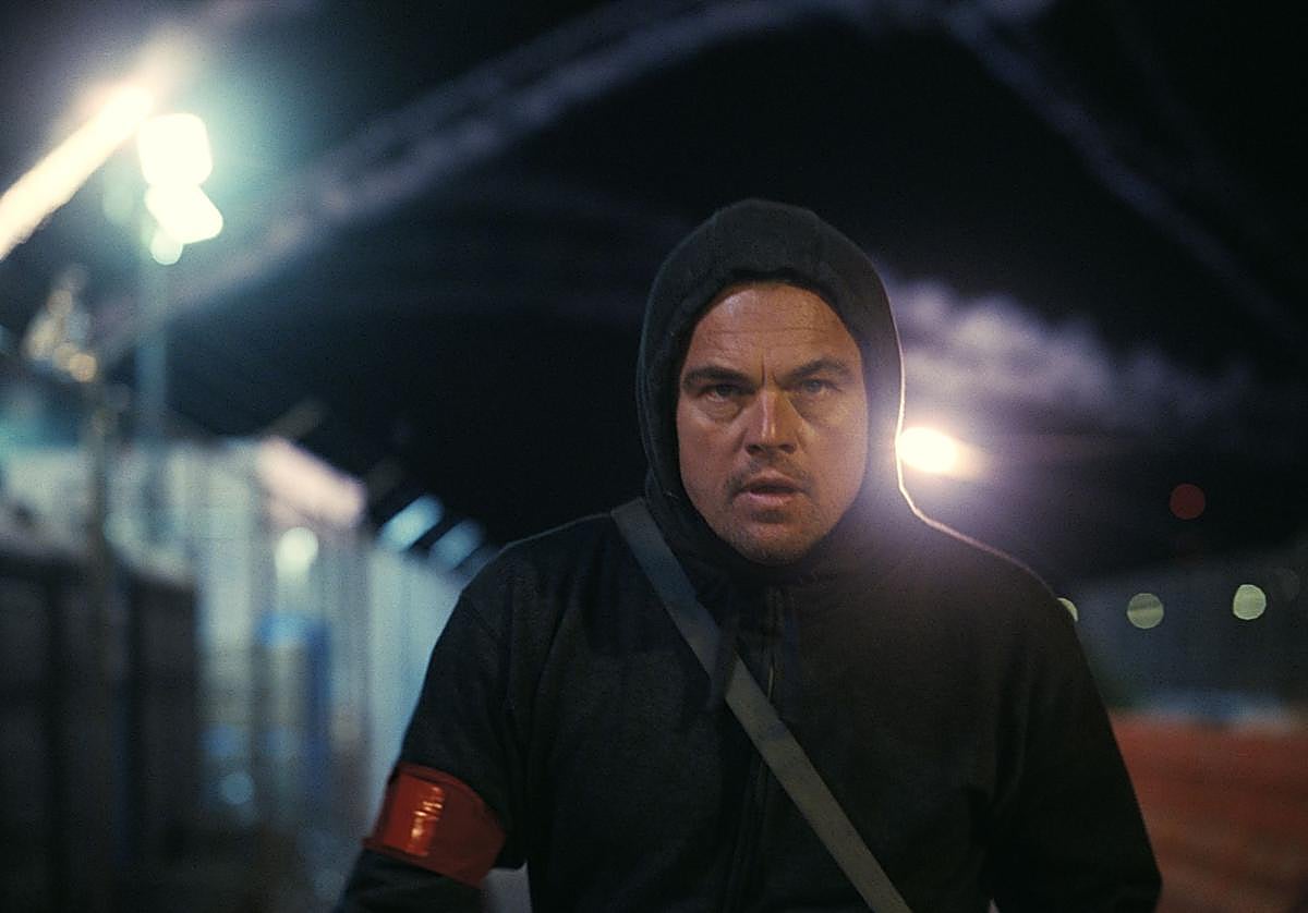 Leonardo DiCaprio, en un fotograma de 'Una batalla tras otra'.